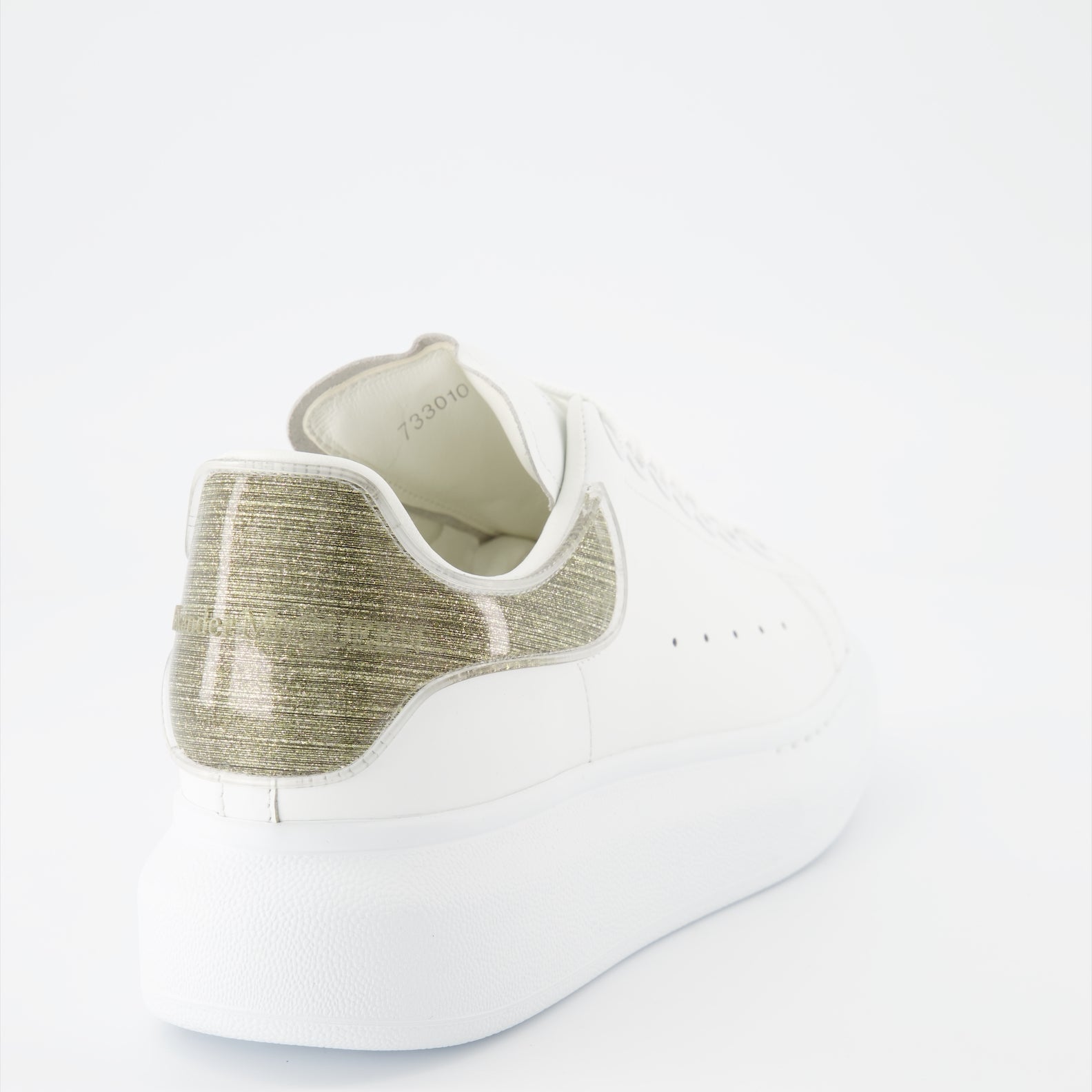 Tênis Baskets oversize Alexander McQueen Ouro Femme