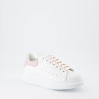Sneaker Baskets oversize Alexander McQueen Weiß Femme