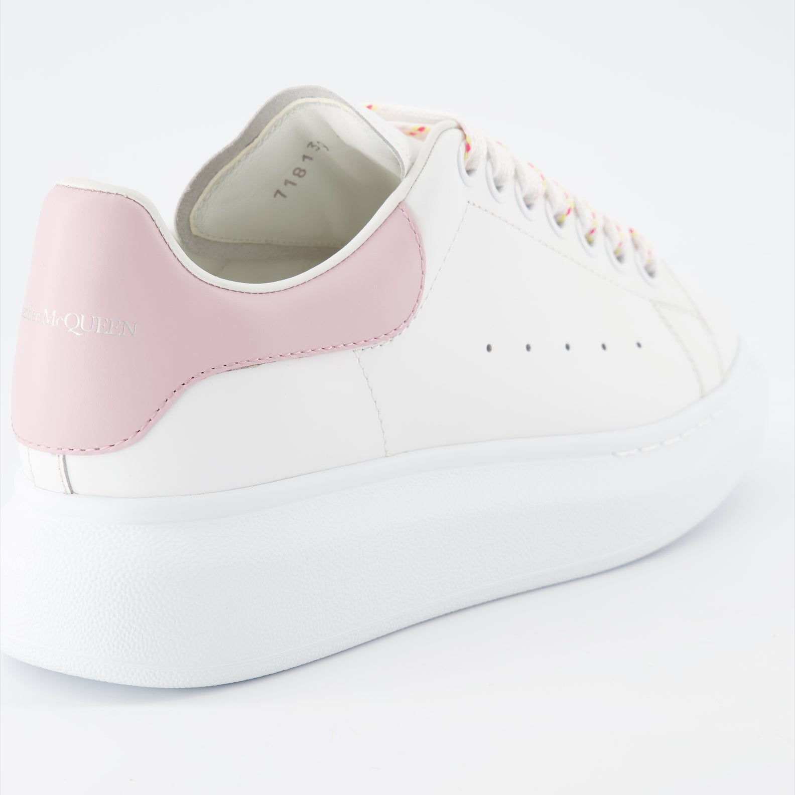 Sneaker Baskets oversize Alexander McQueen Weiß Femme