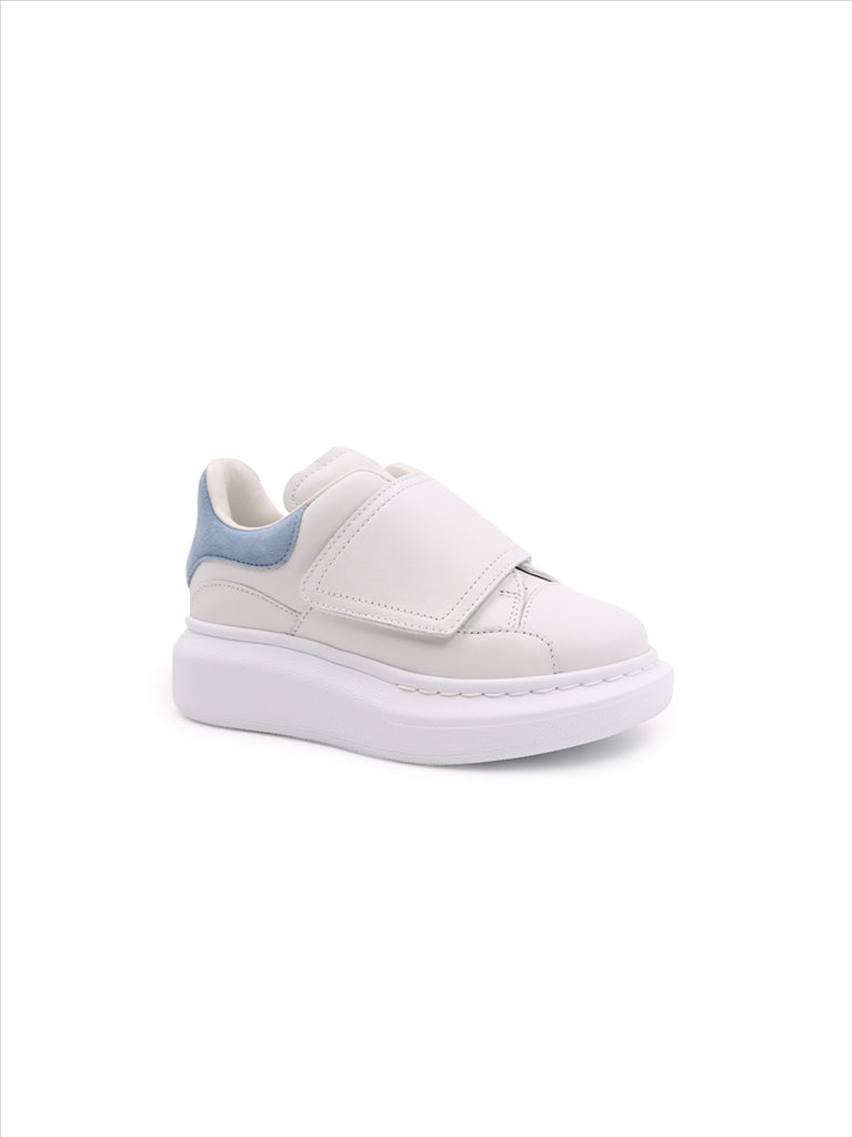 Chaussures Baskets oversize Alexander McQueen Bleu Enfants