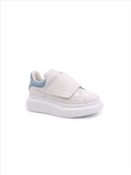 Chaussures Baskets oversize Alexander McQueen Bleu Enfants