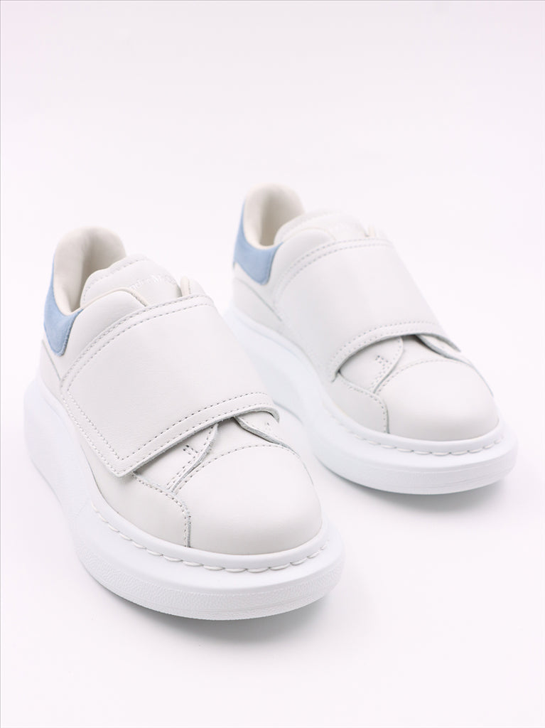 Chaussures Baskets oversize Alexander McQueen Bleu Enfants