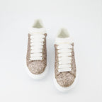 Tênis Baskets oversize Alexander McQueen Ouro Femme