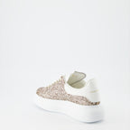 Tênis Baskets oversize Alexander McQueen Ouro Femme