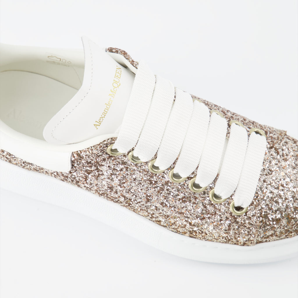 Tênis Baskets oversize Alexander McQueen Ouro Femme