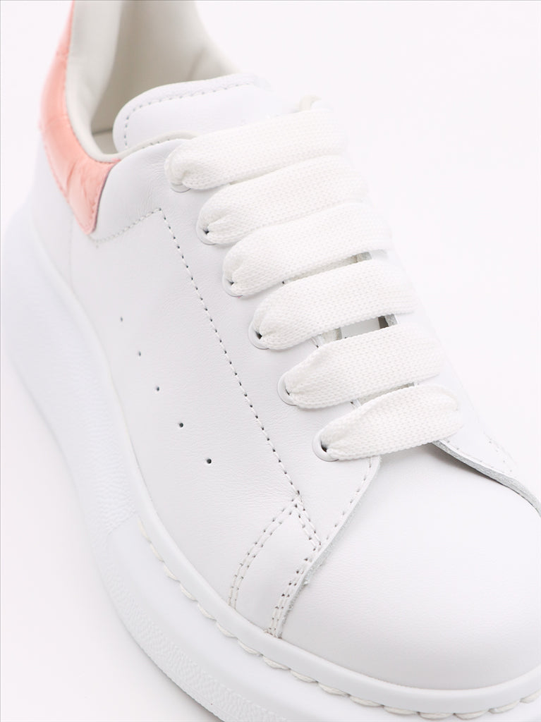 Zapatos Baskets oversize en croco Alexander McQueen Rosa Niñas (3 años y más)