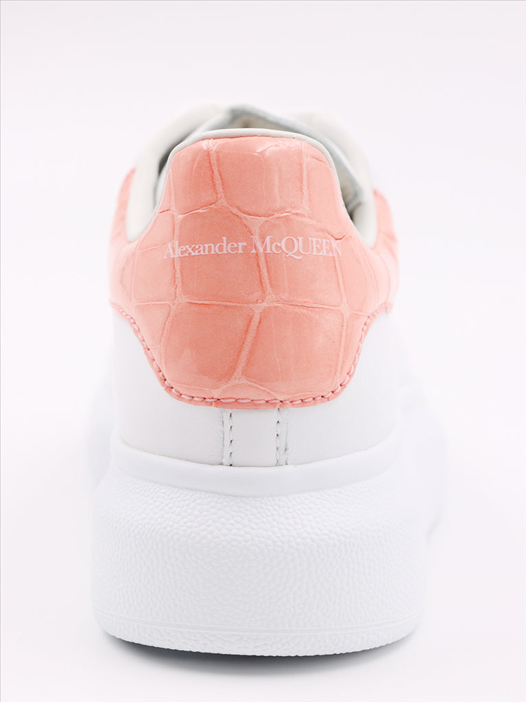 Zapatos Baskets oversize en croco Alexander McQueen Rosa Niñas (3 años y más)