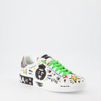 Sneaker Baskets Portofino Dolce & Gabbana Multicolor Homme