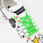 Sneaker Baskets Portofino Dolce & Gabbana Multicolor Homme