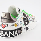 Sneaker Baskets Portofino Dolce & Gabbana Multicolor Homme