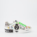 Sneaker Baskets Portofino Dolce & Gabbana Multicolor Homme