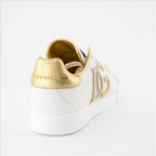 Sneaker Baskets Portofino Dolce & Gabbana Blanco Femme