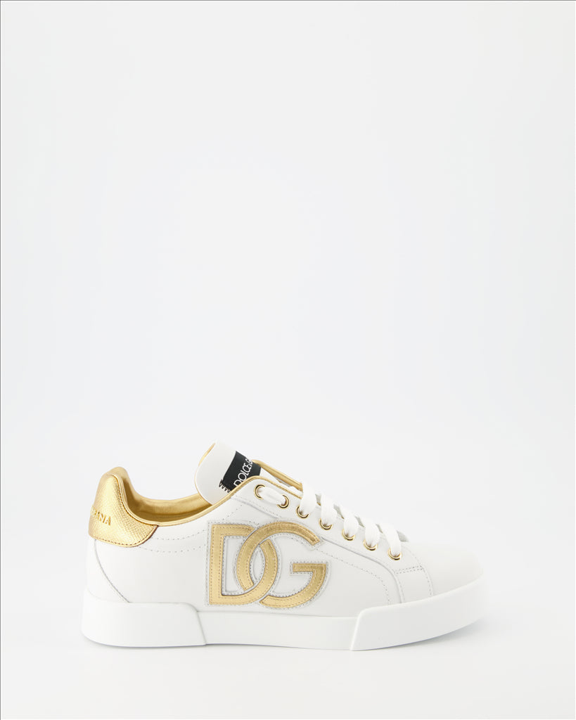 Sneaker Baskets Portofino Dolce & Gabbana Blanco Femme