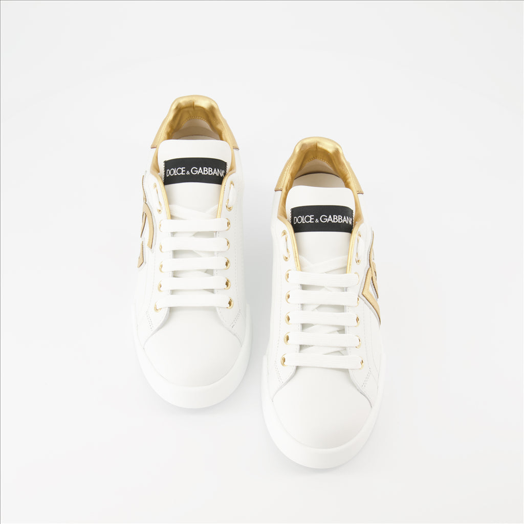 Sneaker Baskets Portofino Dolce & Gabbana Blanco Femme