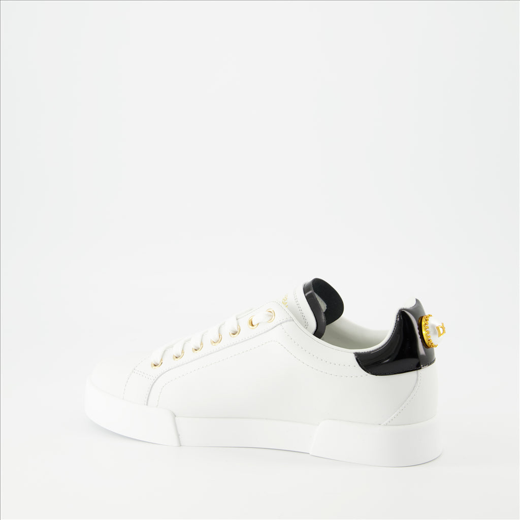 Sneaker Baskets Portofino Dolce & Gabbana Blanco Femme