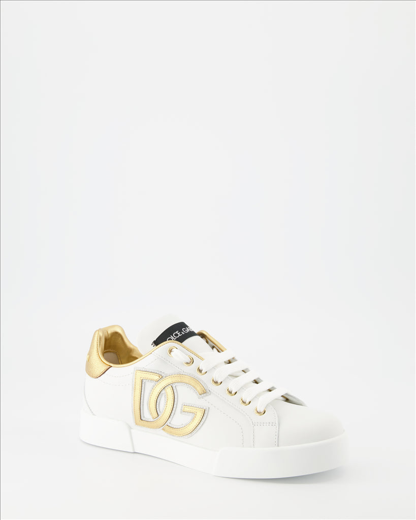 Sneaker Baskets Portofino Dolce & Gabbana Blanco Femme