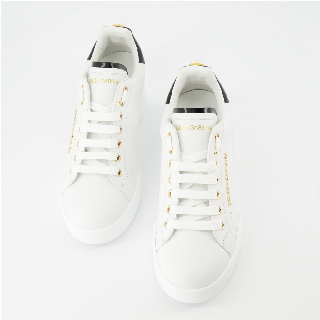 Sneaker Baskets Portofino Dolce & Gabbana Blanco Femme