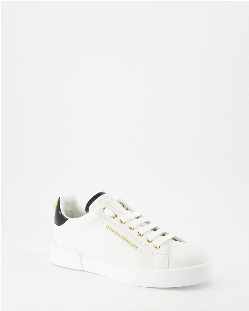 Sneaker Baskets Portofino Dolce & Gabbana Blanco Femme