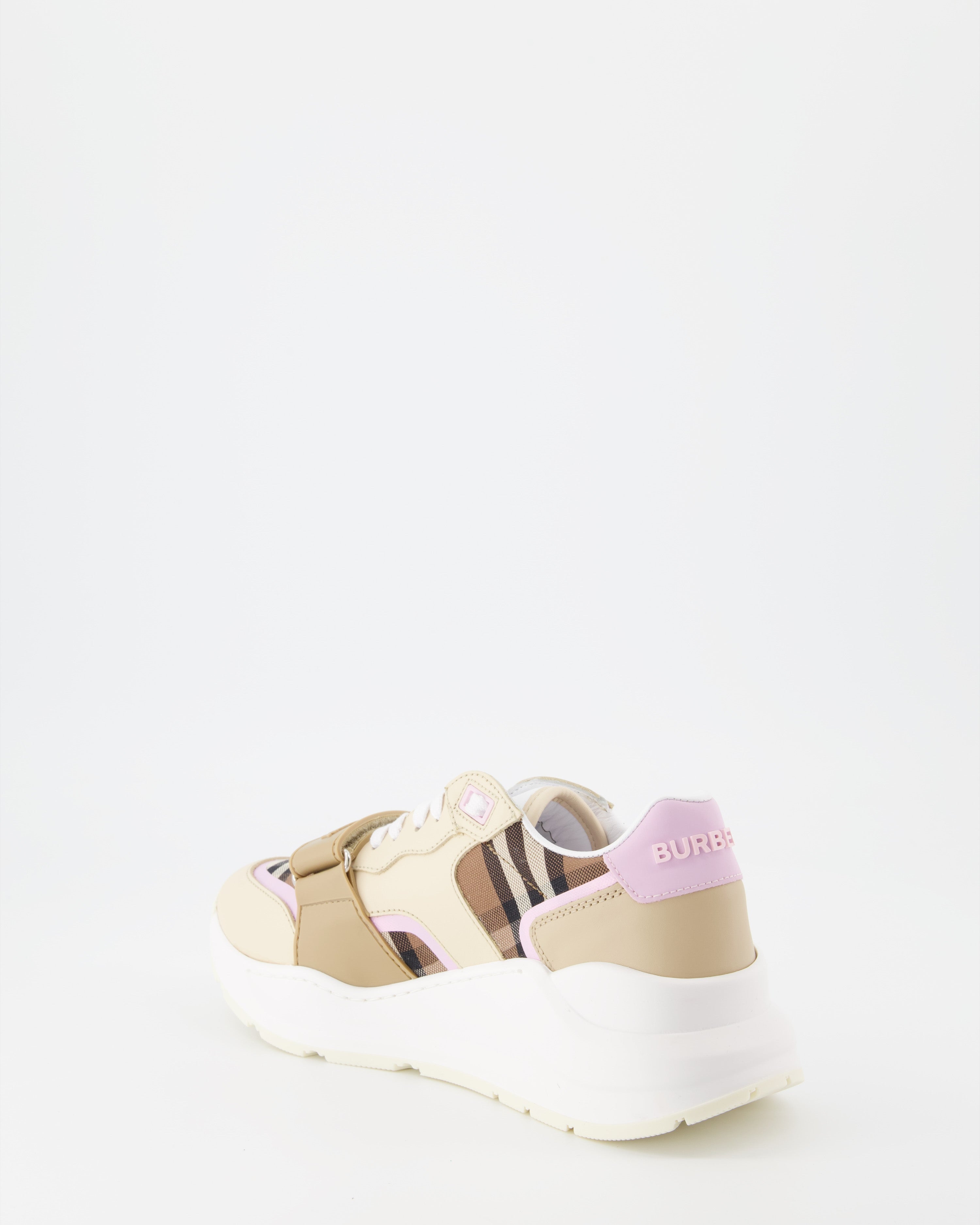 Sneaker Baskets Ramsey Marron Burberry Marrón Femme