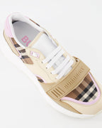 スニーカー ラムジー ブラウン スニーカー Burberry 茶色 女性