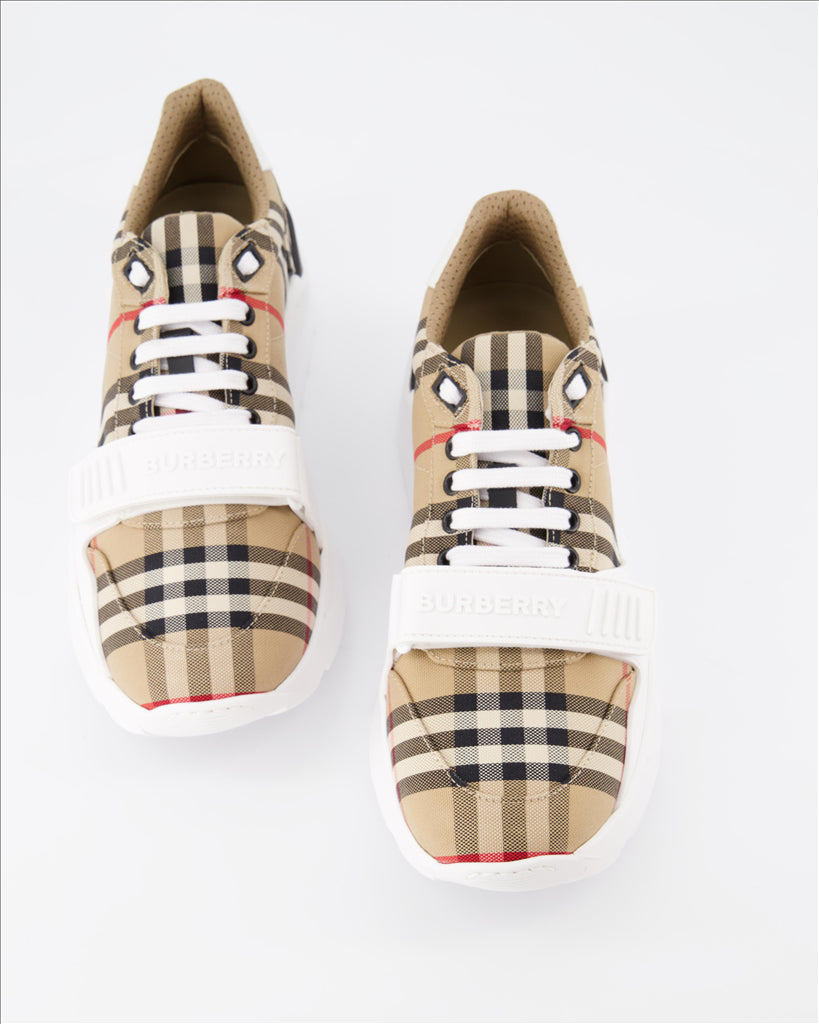 Sneaker Baskets Ramsey Burberry Beige Homme