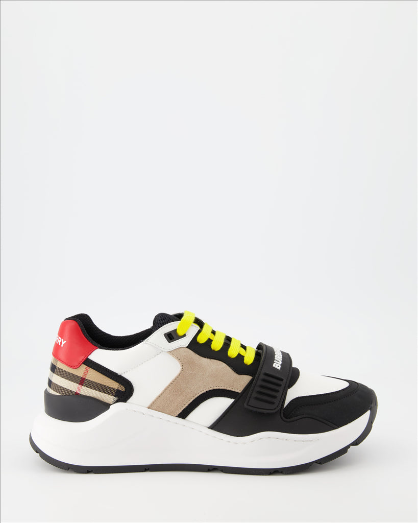 Baskets Baskets Ramsey Burberry Beige Homme