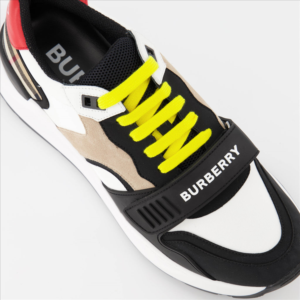Sneaker Baskets Ramsey Burberry Beige Homme