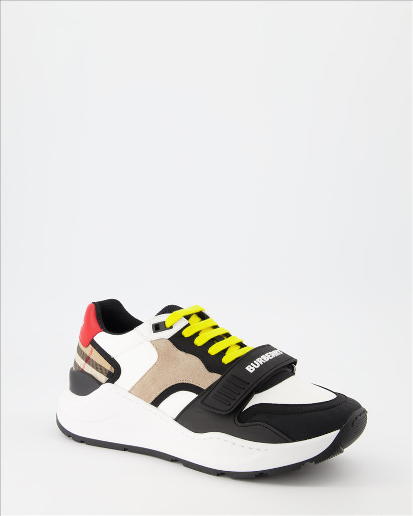 Sneaker Baskets Ramsey Burberry Beige Homme