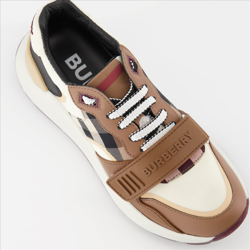 Sneaker Baskets Ramsey Burberry Marrón Femme