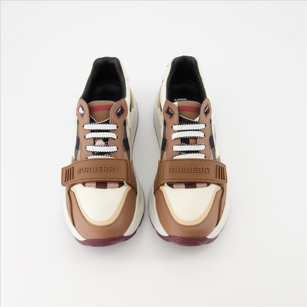 Baskets Baskets Ramsey Burberry Marron Femme