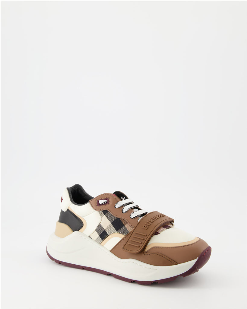 Sneaker Baskets Ramsey Burberry Marrón Femme