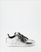 Tênis Baskets Replica Maison Margiela Prata Femme