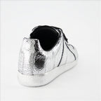 Tênis Baskets Replica Maison Margiela Prata Femme
