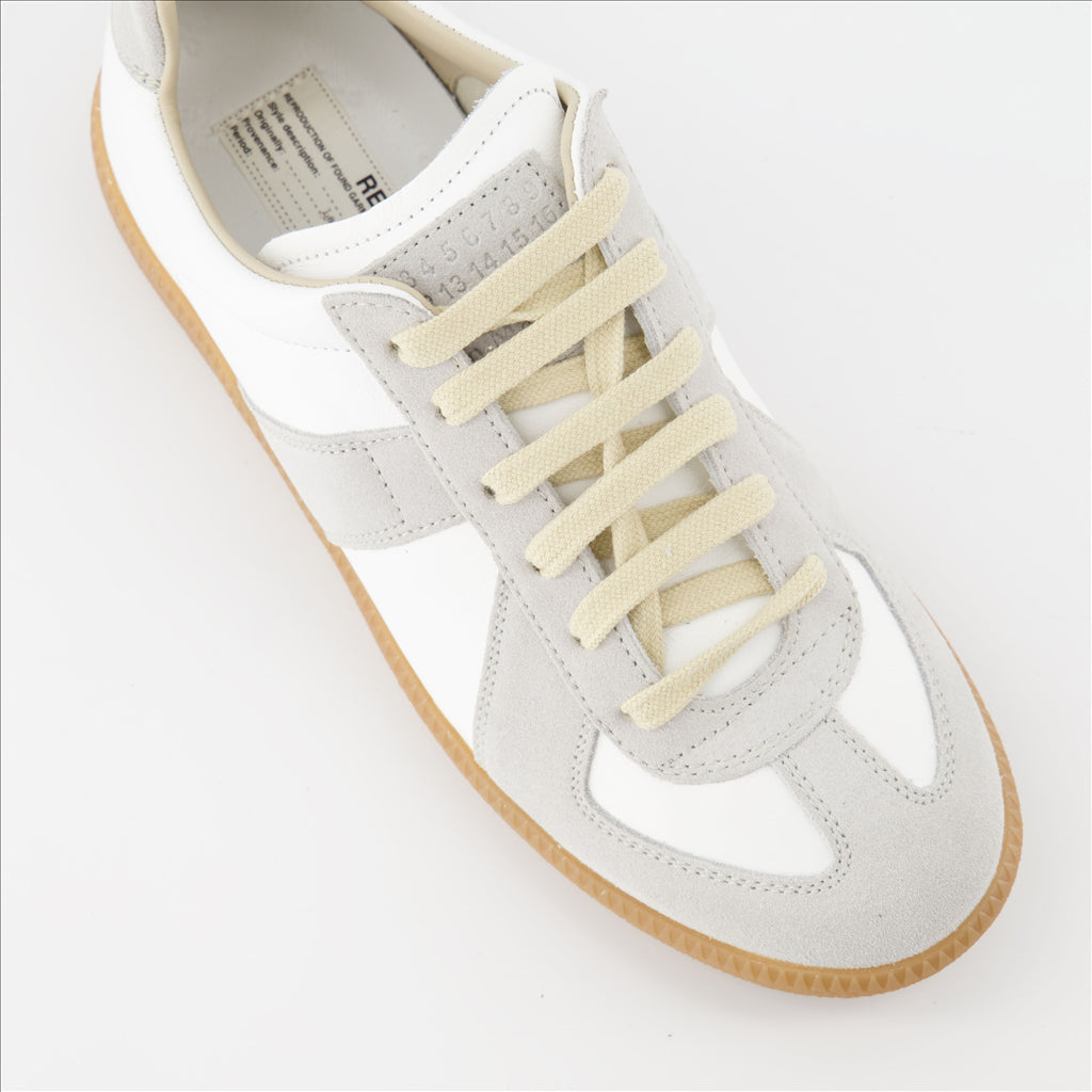 Tênis Baskets Replica Maison Margiela Branco Femme