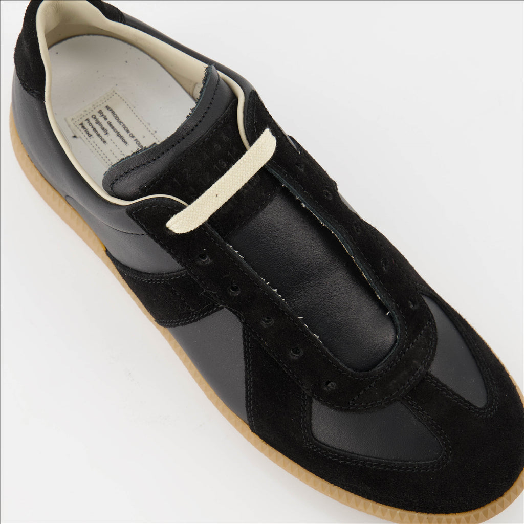 Sneaker Baskets Replica Maison Margiela Negro Femme