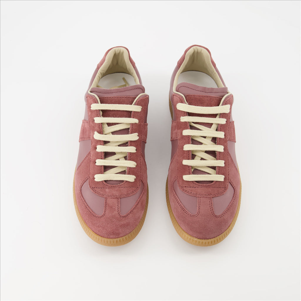Sneaker Baskets Replica Maison Margiela Rojo Femme