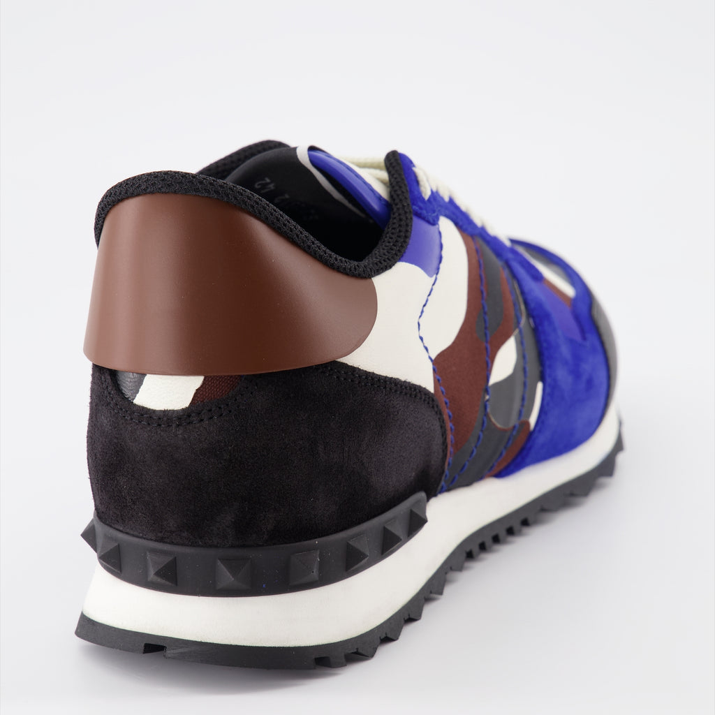 Baskets Baskets Rockrunner Valentino Garavani Bleu Homme