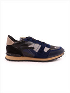 Chaussures de ville Baskets Rockrunner Valentino Garavani Bleu Homme
