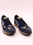Chaussures de ville Baskets Rockrunner Valentino Garavani Bleu Homme