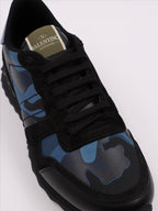 Baskets Baskets Rockrunner Valentino Garavani Bleu Homme