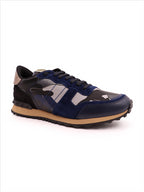 Chaussures de ville Baskets Rockrunner Valentino Garavani Bleu Homme