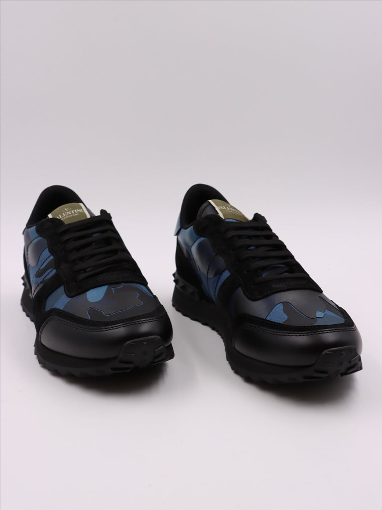 Baskets Baskets Rockrunner Valentino Garavani Bleu Homme