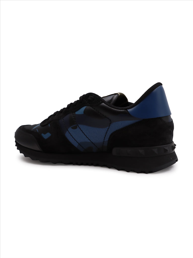 Baskets Baskets Rockrunner Valentino Garavani Bleu Homme