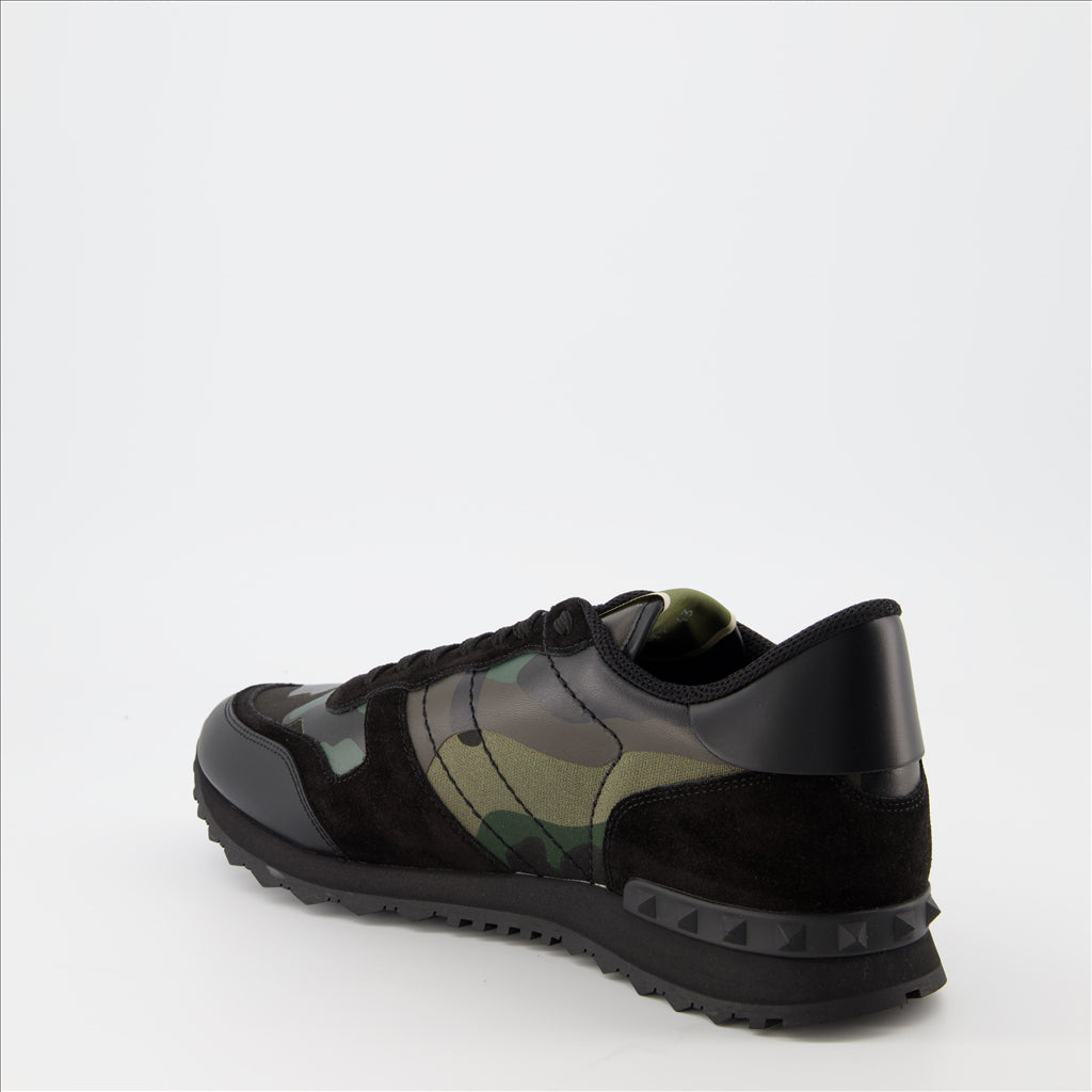 Tênis Baskets Rockrunner Valentino Garavani Verde Homme