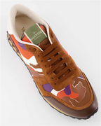 Baskets Baskets Rockrunner Valentino Garavani Marron Homme