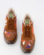 Baskets Baskets Rockrunner Valentino Garavani Marron Homme