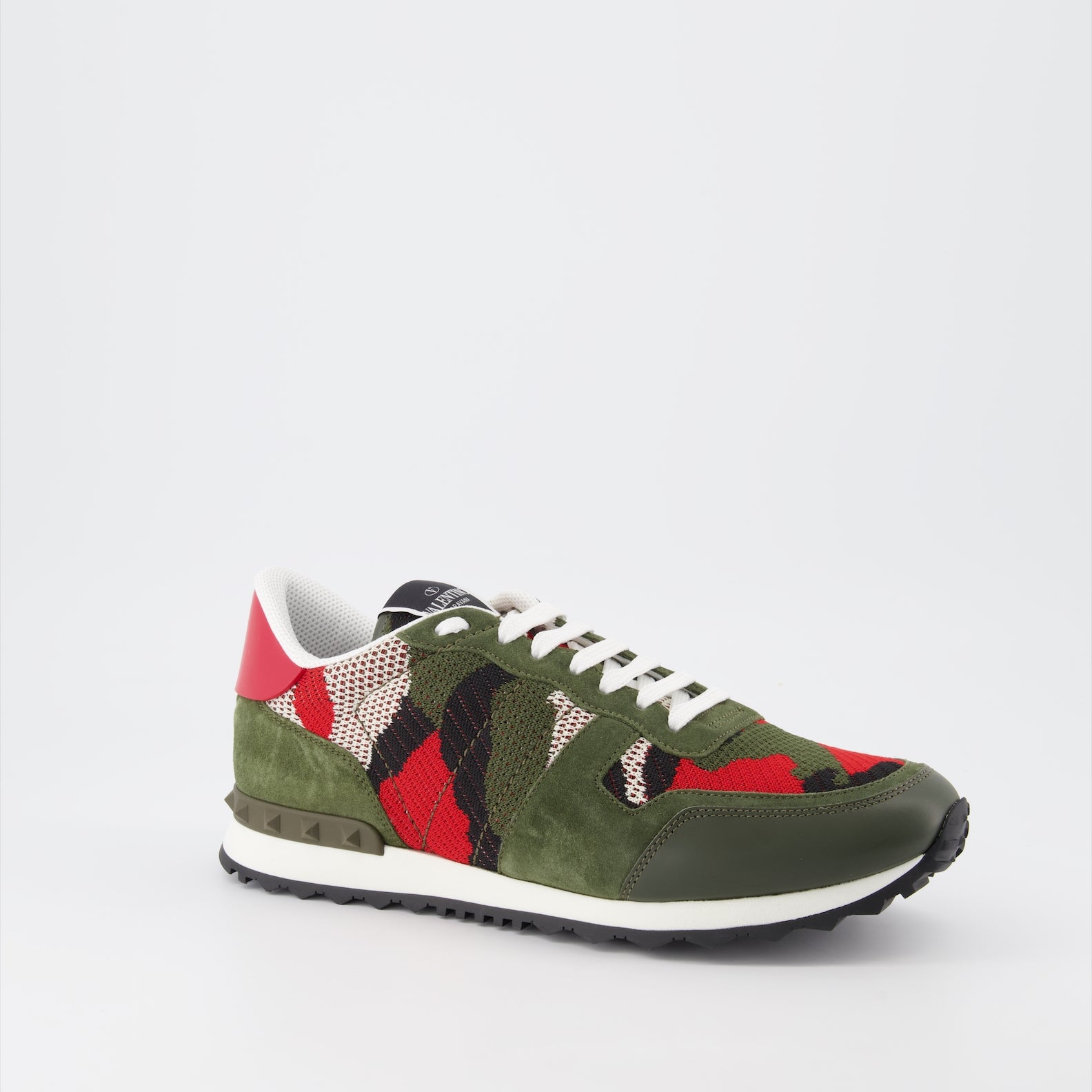 Tênis Baskets Rockrunner Valentino Garavani Verde Homme