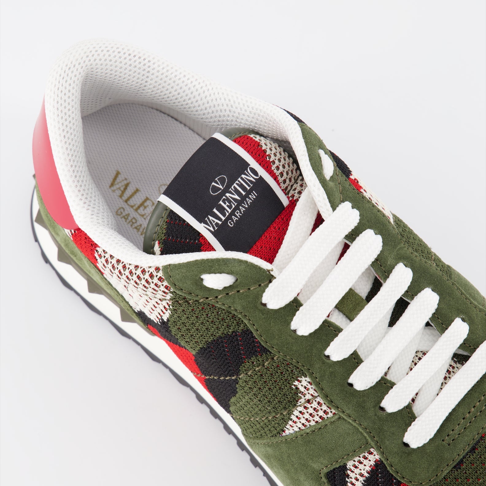 Tênis Baskets Rockrunner Valentino Garavani Verde Homme