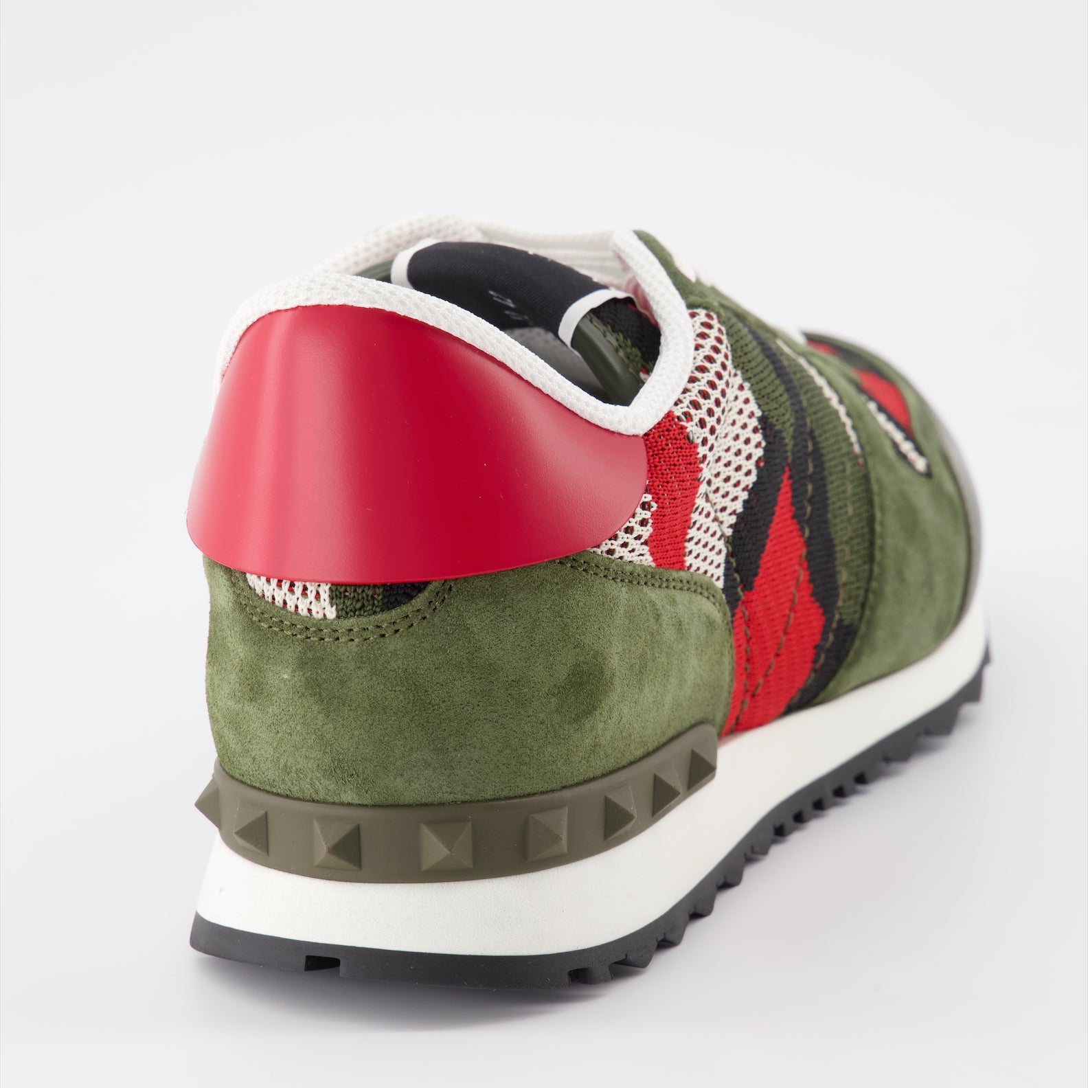 Tênis Baskets Rockrunner Valentino Garavani Verde Homme