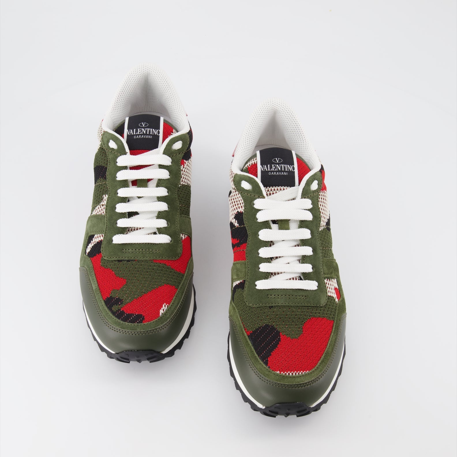 Tênis Baskets Rockrunner Valentino Garavani Verde Homme